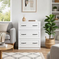 Elevate Your Space with a Versatile White Drawer Cabinet