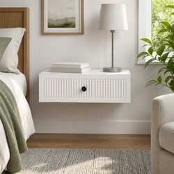 Elevate Your Living Space with This White Storage Cabinet