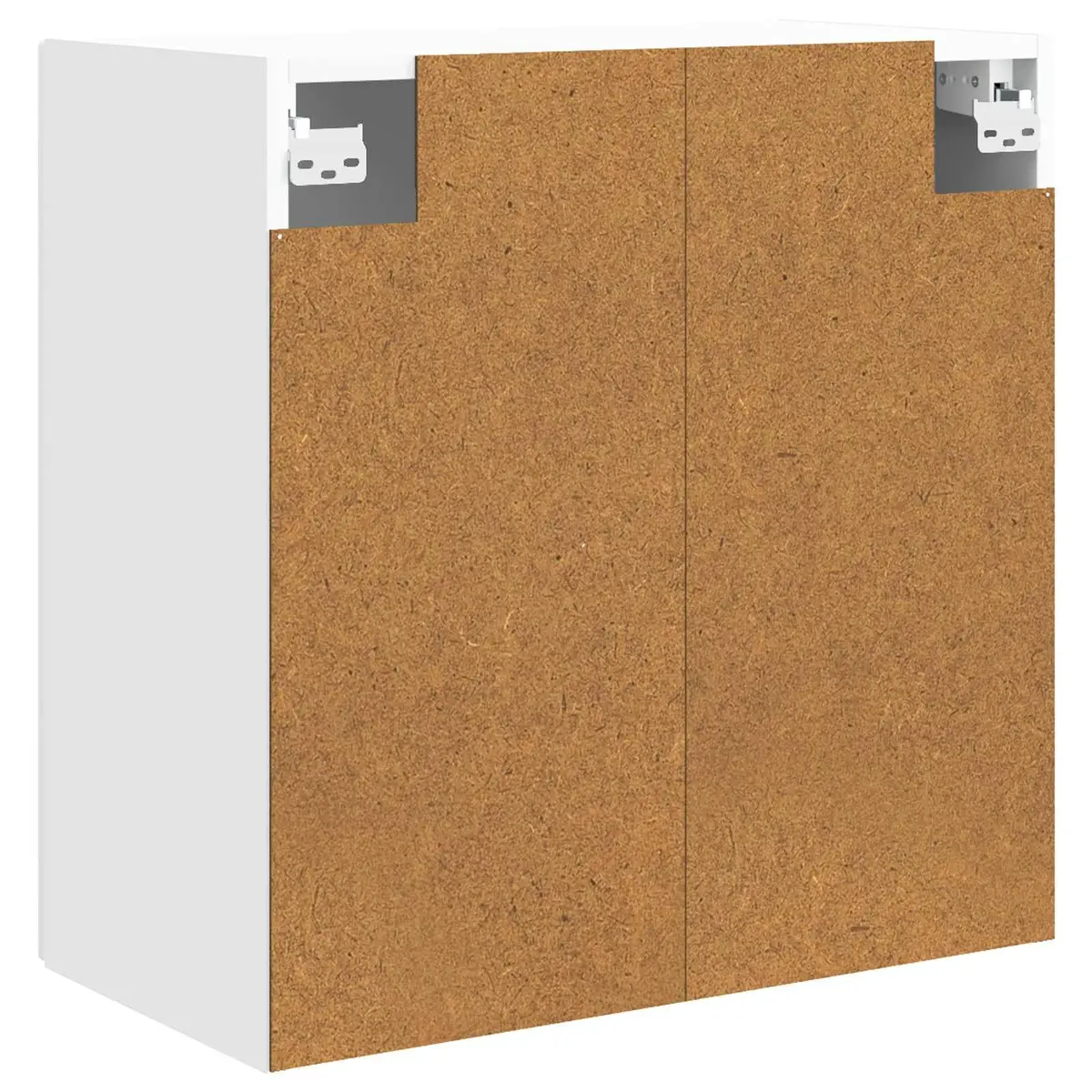 Wall-Mounted Storage Cabinet White 59 x 31 x 60 cm Vintage Aesthetic Space-Saving Organizer