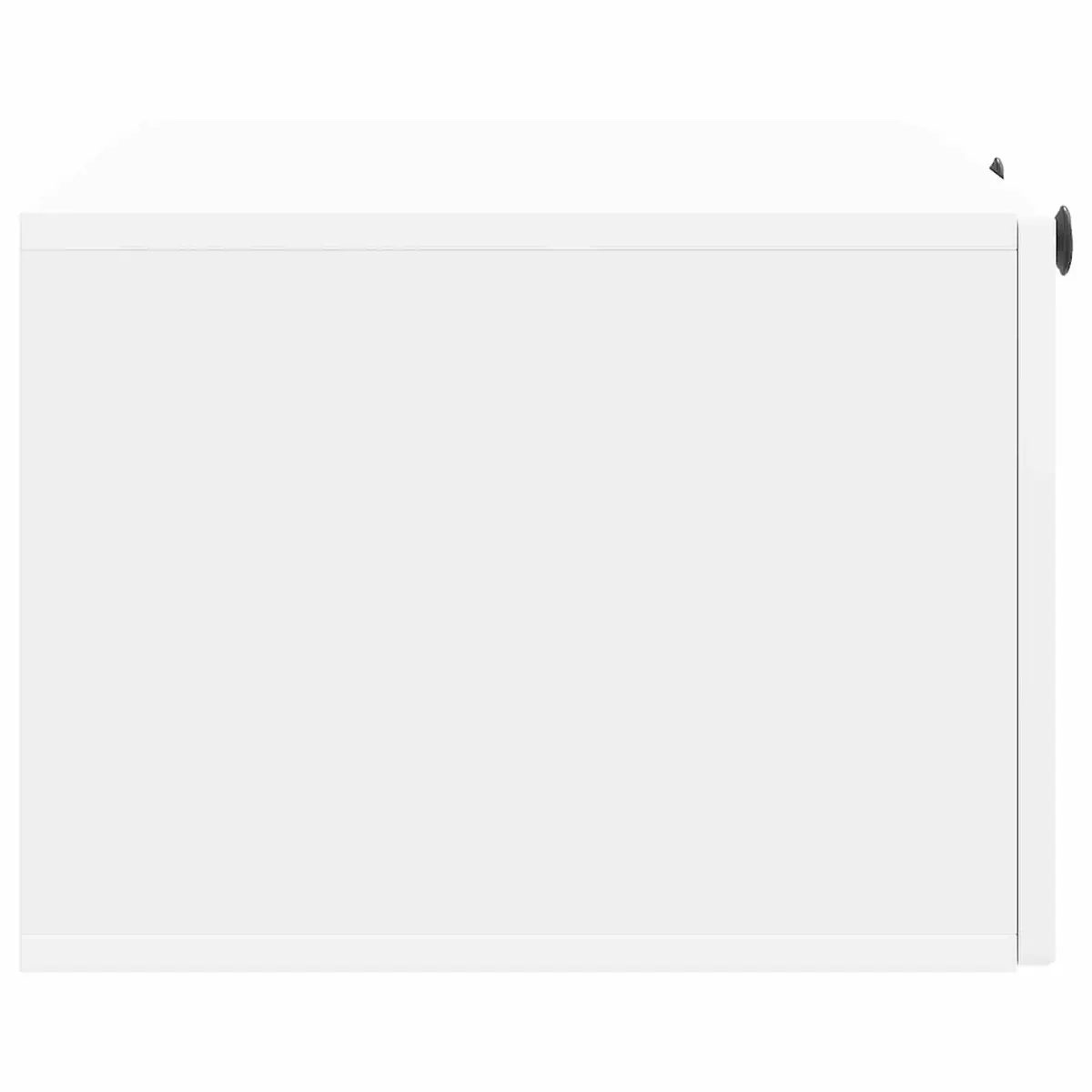 Wall-Mounted TV Cabinet 78.5cm White Storage Unit Media Organizer