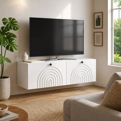 Elevate Your Living Room with a Wall-Mounted TV Cabinet