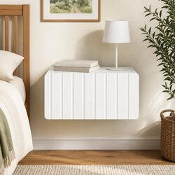 Stylish White Bedside Storage Cabinet for Your Space
