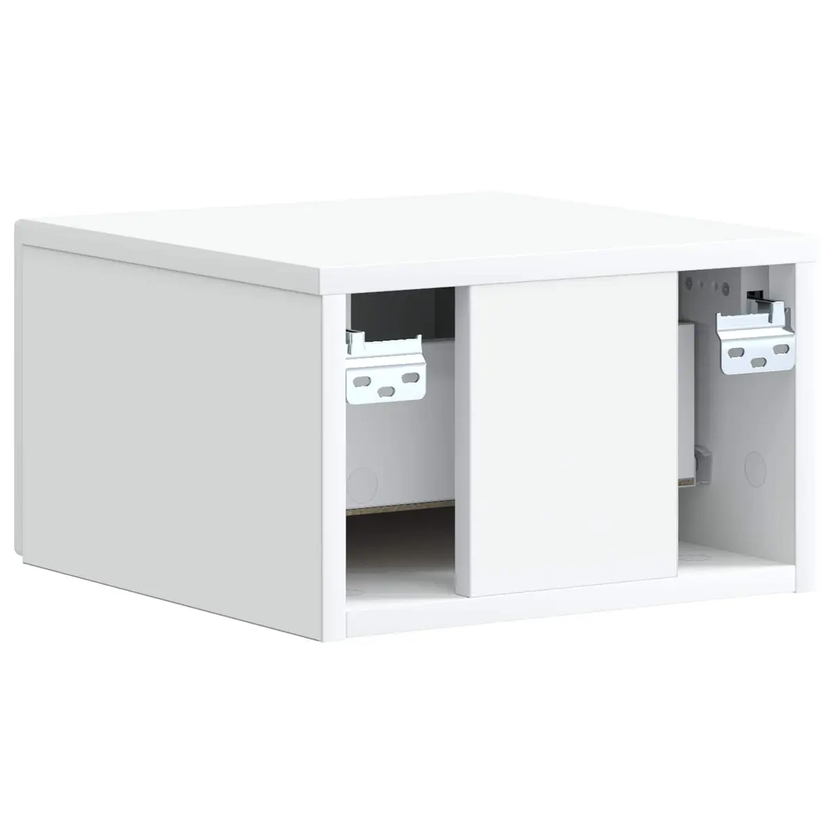 Wall-Mounted Bedside Cabinet Storage Drawer Bedroom Furniture White 33x34.5x20cm