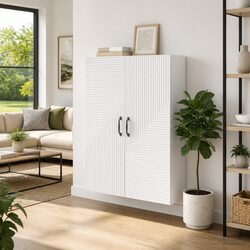 Elevate Your Living Space with This Wall-Mounted Cabinet