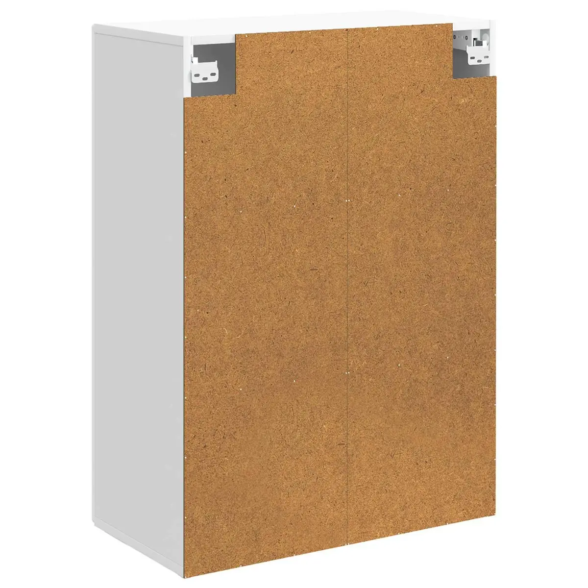 Wall-Mounted Storage Cabinet White Modern Home Office Garage Organization