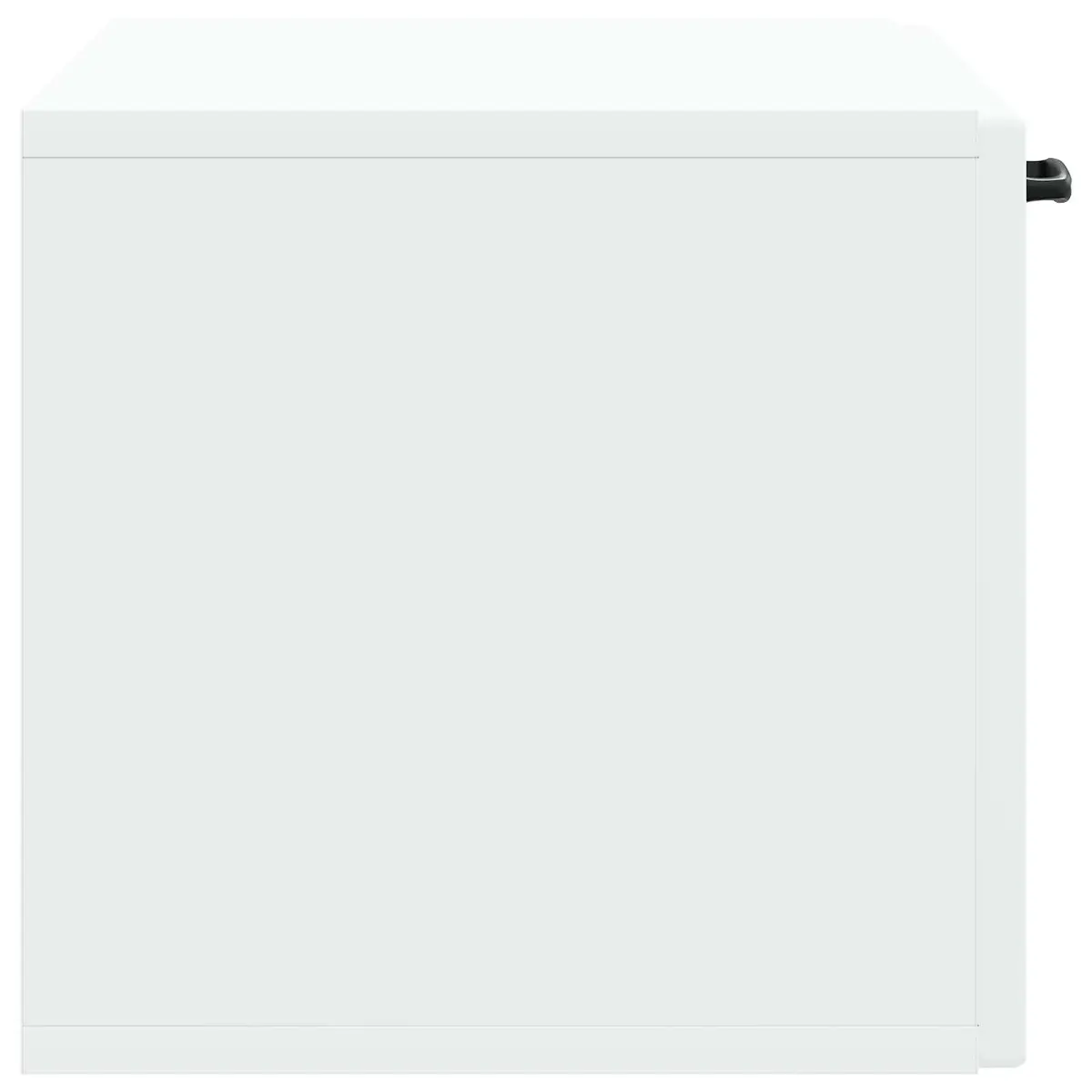 Wall-Mounted TV Cabinet White 59.5 x 31 x 30 cm Space-Saving Entertainment Unit