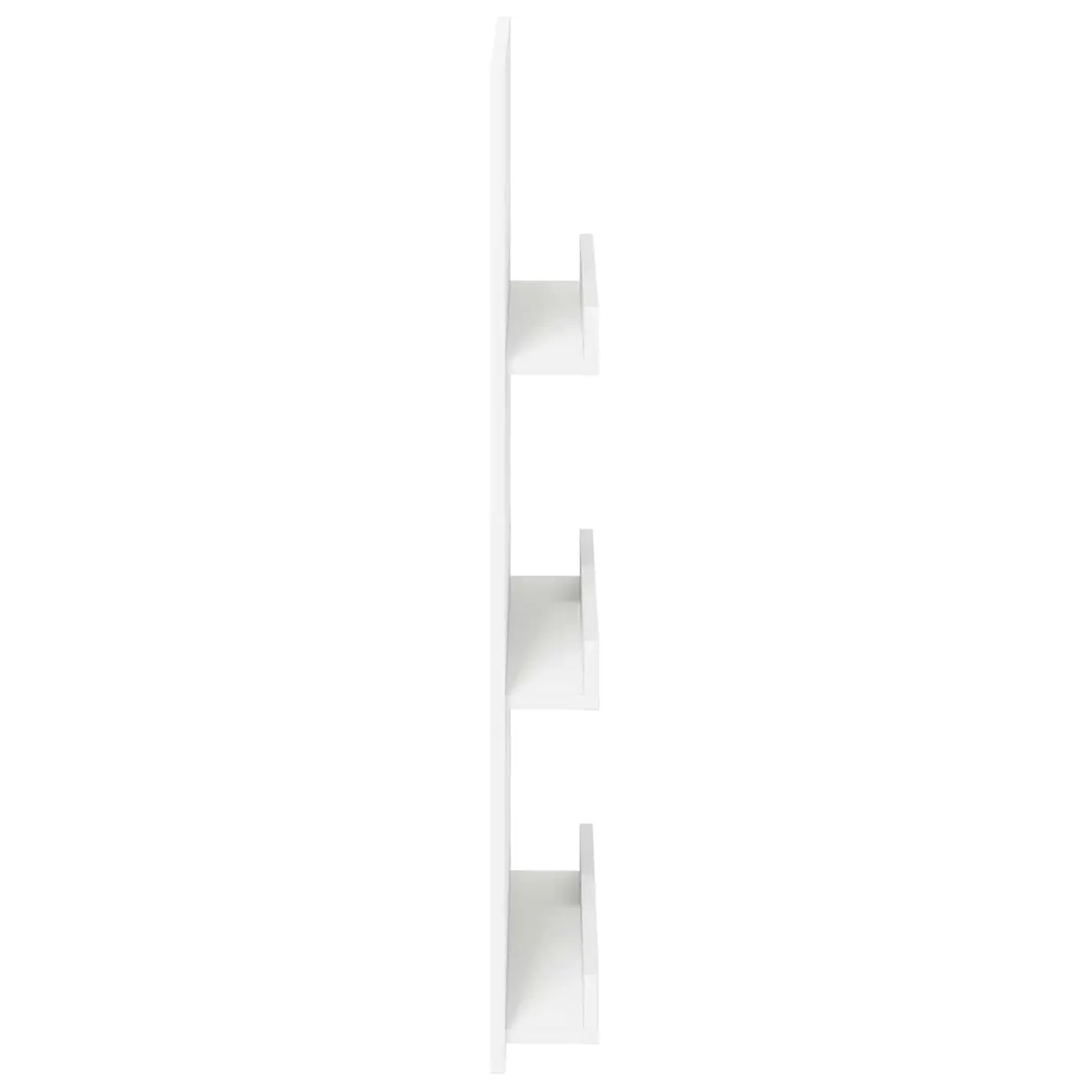 Magazine Rack White Storage Organiser for Living Room Office Bedroom