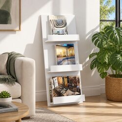 Enhance Your Space with a Stylish White Magazine Rack