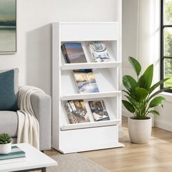 Elevate Your Space with a Stylish White Magazine Rack
