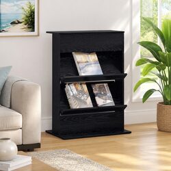 Elevate Your Space with a Black Oak Magazine Rack