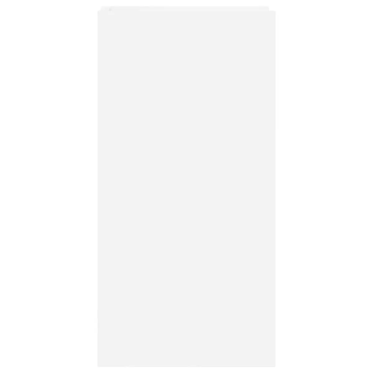 Plant Stand 30x30x60cm Indoor Display Shelf Open Frame Engineered Wood 2 Pcs White