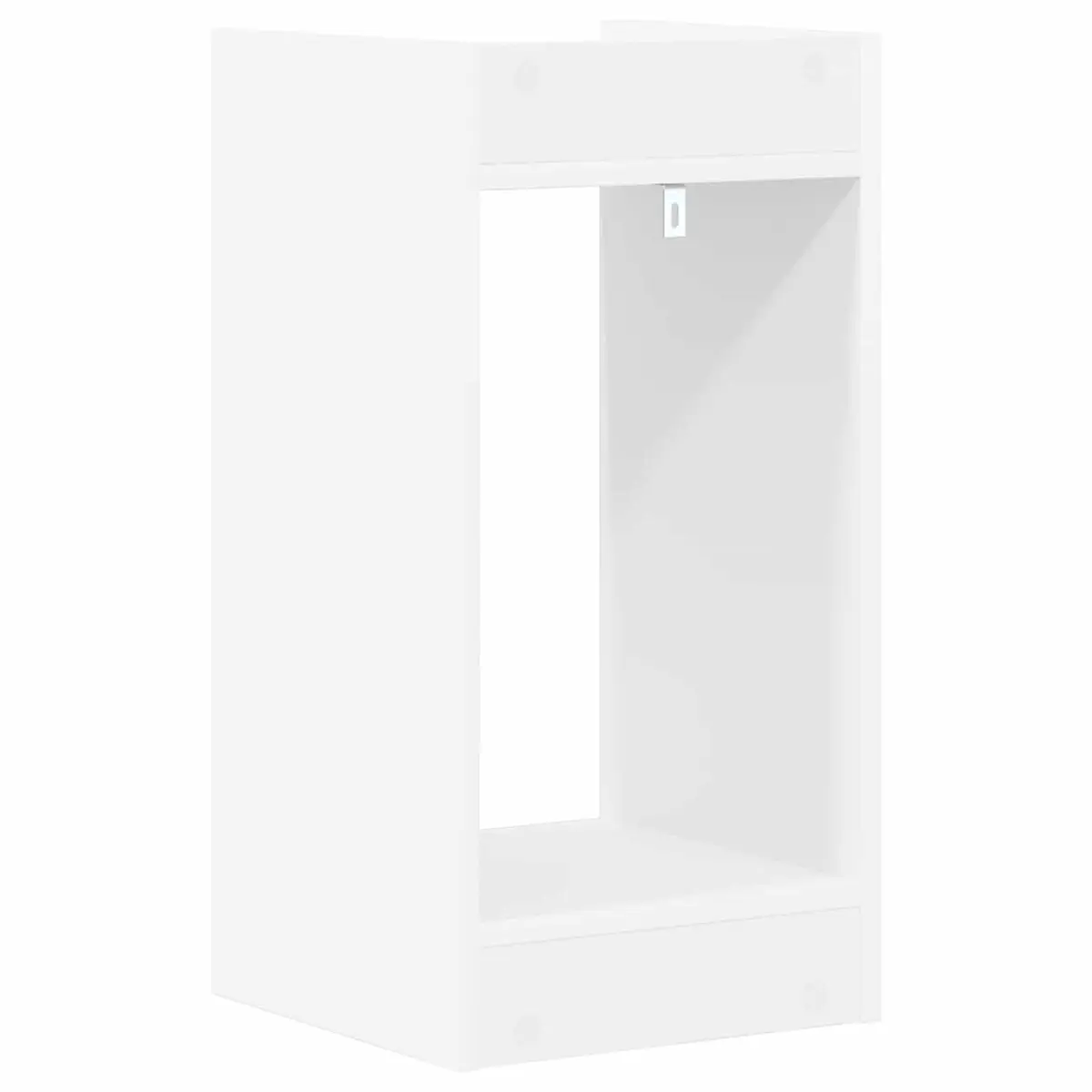 Plant Stand 30x30x60cm Indoor Display Shelf Open Frame Engineered Wood 2 Pcs White