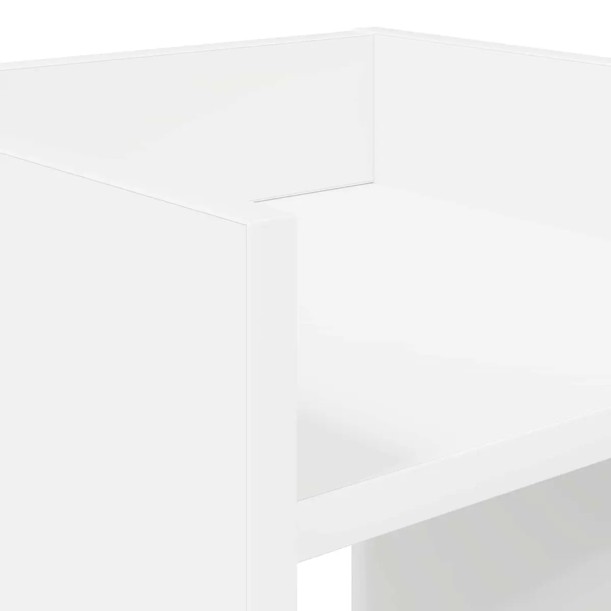Plant Stand 30x30x60cm Indoor Display Shelf Open Frame Engineered Wood 2 Pcs White