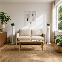 2 pcs Modern White Plant Stand for Indoor Use