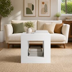 White Coffee Table to Enhance Your Living Room Style