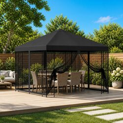 Create Your Outdoor Oasis with a 3x3m Gazebo and Sidewalls