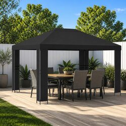 Enhance Your Outdoor Living with Anthracite Gazebo Canopy