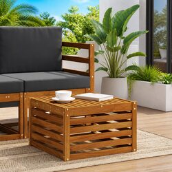 Enhance Your Outdoor Space with Modern Acacia Wood Table