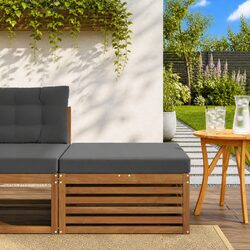 Enhance Your Outdoor Space with This Wooden Footstool