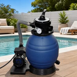Sand Filter Pump 400W Pool Cleaner 11000 L/h Above Ground Filtration System