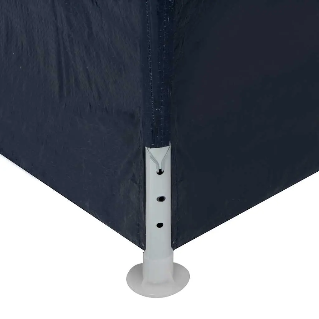 Party Tent 3x4 m Outdoor Canopy Gazebo UV and Water Resistant with Side Panels and Zip Door Blue