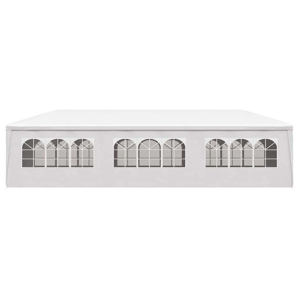 Party Tent 3x9 m Outdoor Gazebo with Side Panels Door Windows White