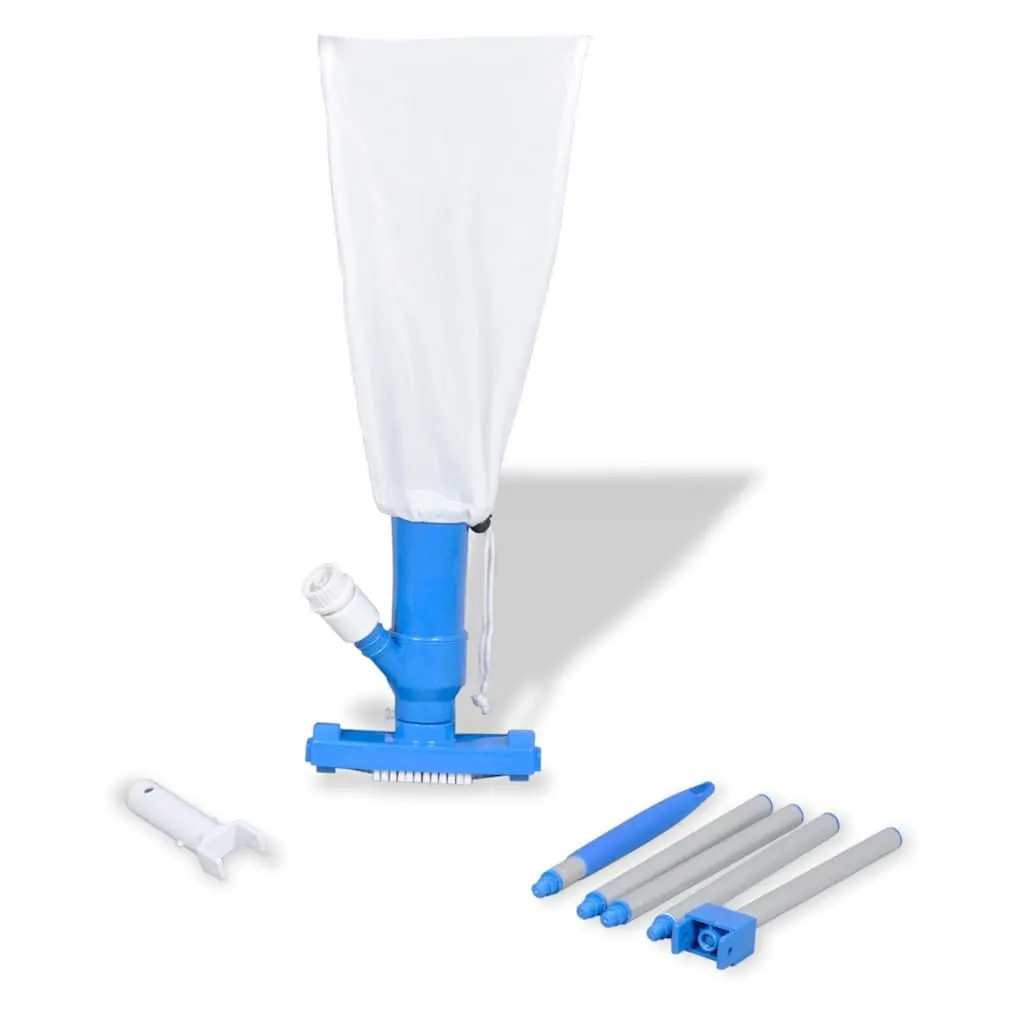 Pool Vacuum Cleaner Adjustable Pole Garden Hose Connection Suction Debris Removal