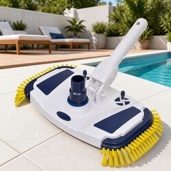 Pool Vacuum Head Cleaner Brush 32mm 38mm Connection Replacement Scrubbing