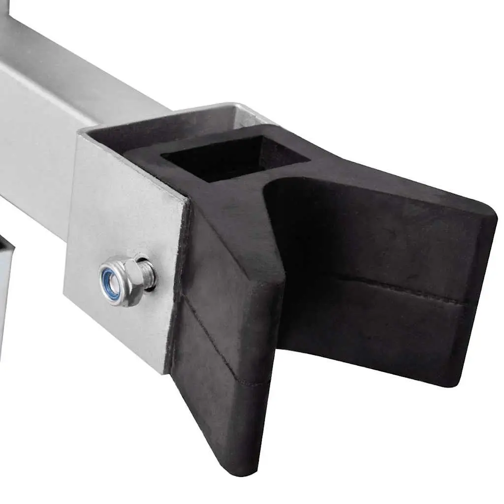 Boat Trailer Winch Stand Bow Support Blue Adjustable Height Stable Front Brace