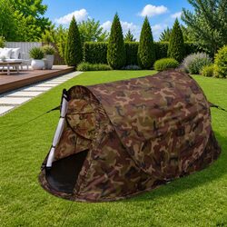 Portable 2-Person Tent for Outdoor Adventures - Silver