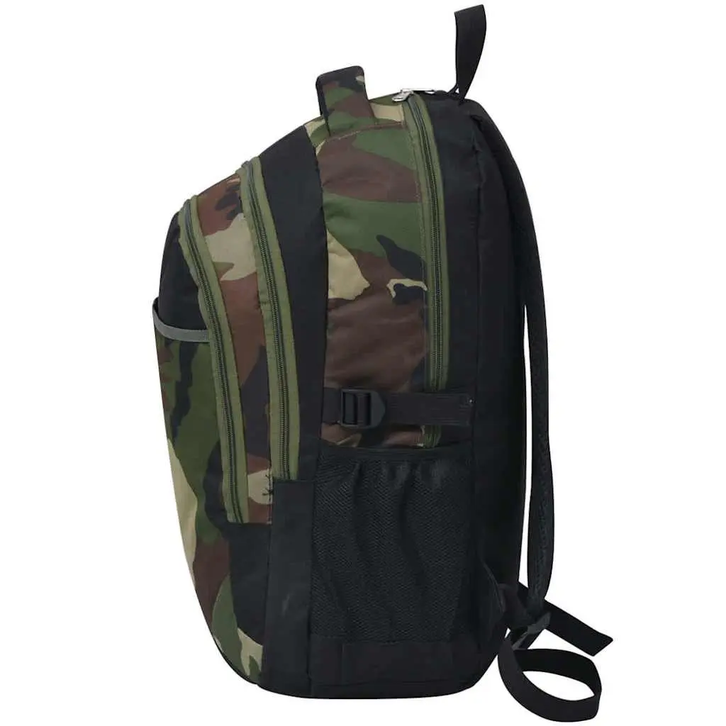 School Backpack 40L Multicolour Large Capacity Durable Daypack with Multiple Compartments