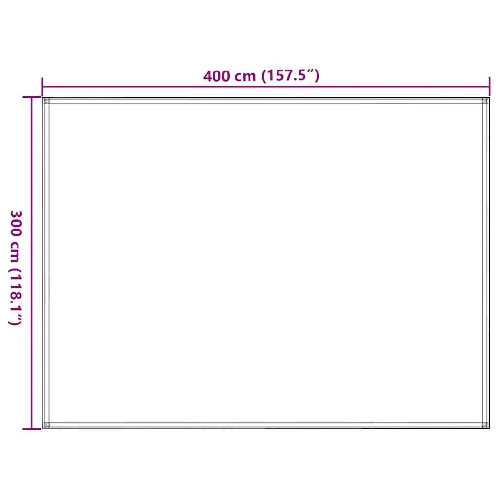 Tent Carpet 300x400 cm Outdoor Camping Ground Sheet with Eyelets Anthracite