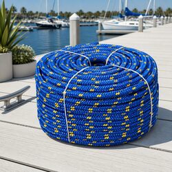 Upgrade Your Boating Experience with This 50m Blue Rope