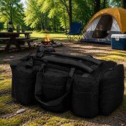 Enhance Your Adventures with This 45L Army Style Duffel Bag