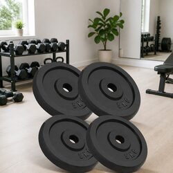 Elevate Your Home Gym with 5kg Cast Iron Weight Plates