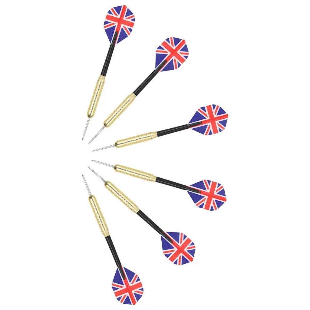Dartboard and Cabinet Set Sisal Professional Indoor Game with 6 Steel Tip Darts and Storage