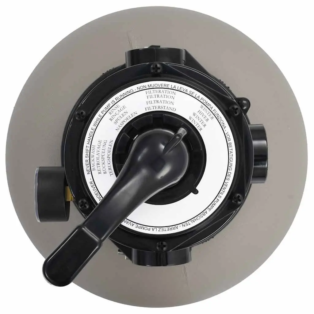 Pool Sand Filter 350mm 4 Position Multiport Valve High Density Polyethylene Construction