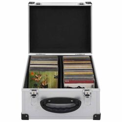 Stylish Silver CD Organiser for 40 Discs