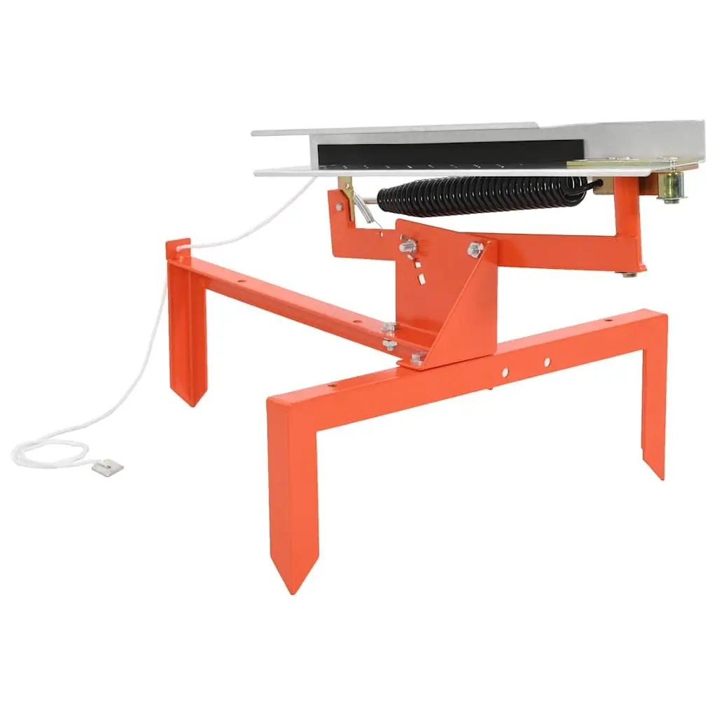 Clay Target Thrower Steel Adjustable Shooting Angles Durable Outdoor Family Sport