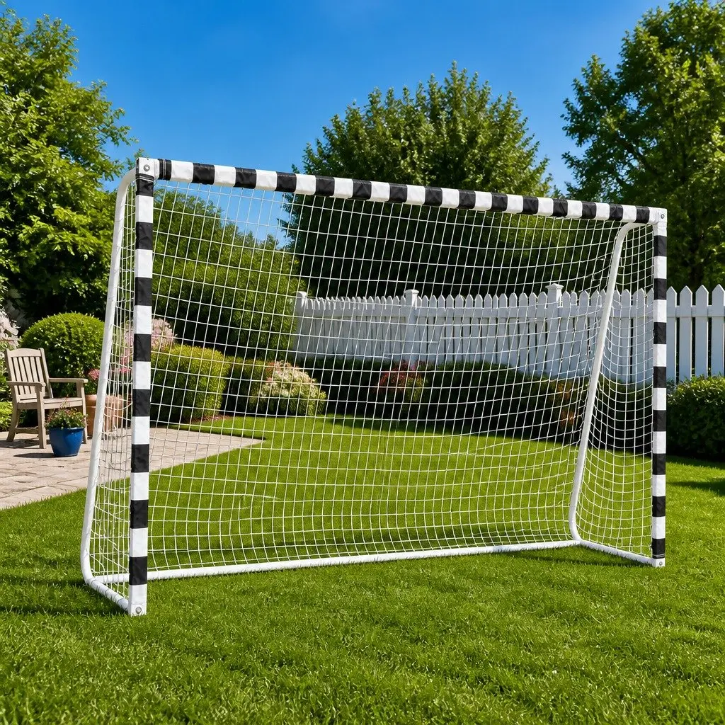 Soccer Goal 300x200x90 cm Metal Frame Outdoor Training Net