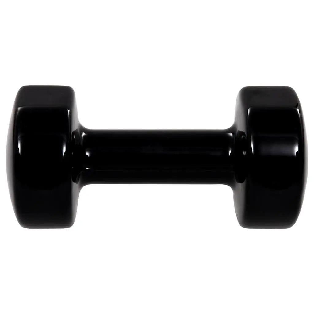 Cast Iron Dumbbell Pair 2x5kg Home Gym Free Weights Strength Training Exercise