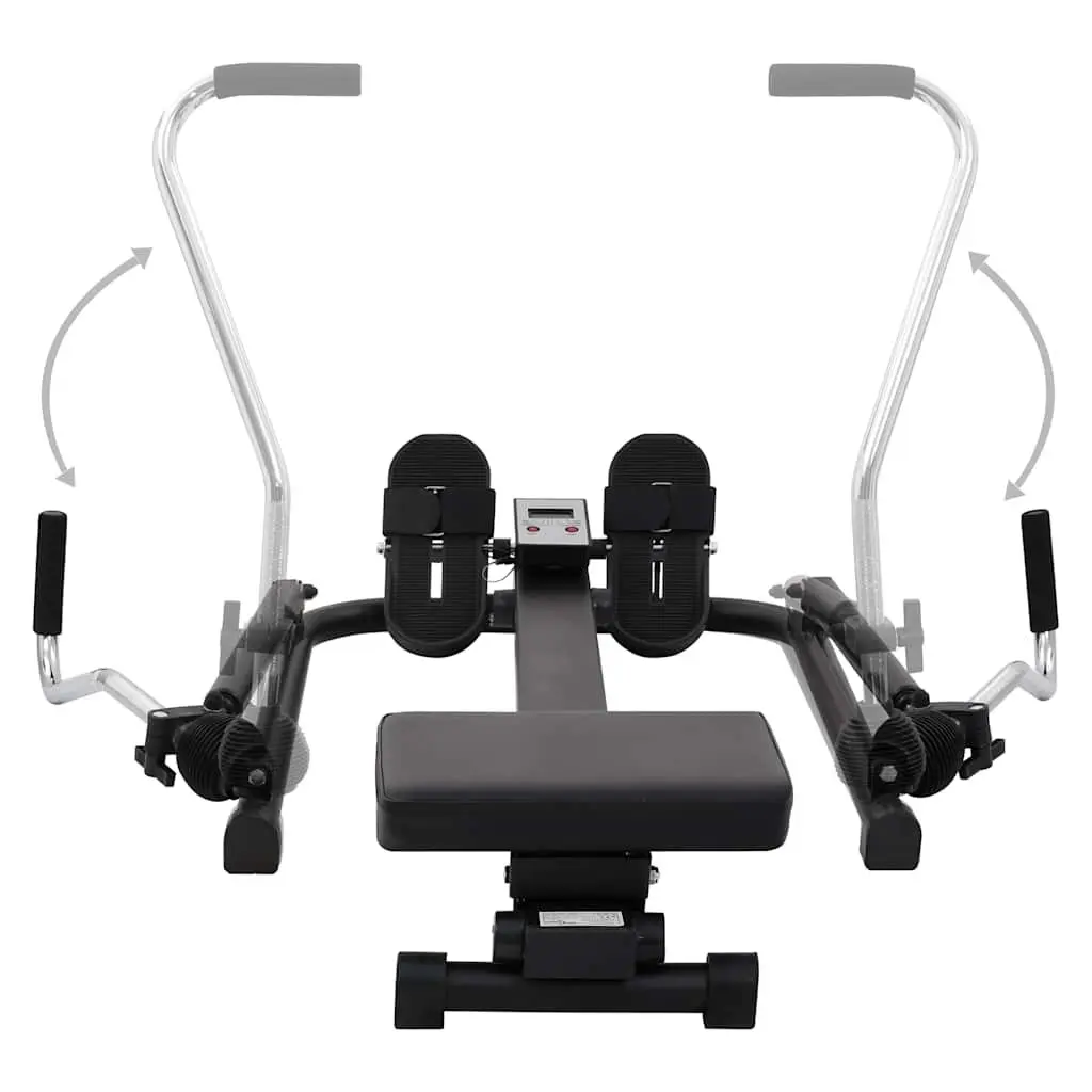 Rowing Machine 5 Level Hydraulic Resistance Home Cardio Fitness Rower Compact