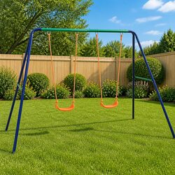 Elevate Your Backyard with This Swing Set for Kids
