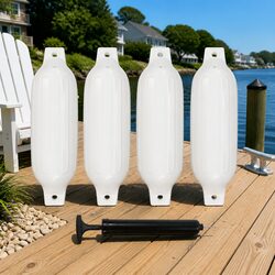 Enhance Your Docking Experience with 4 Inflatable Boat Fenders