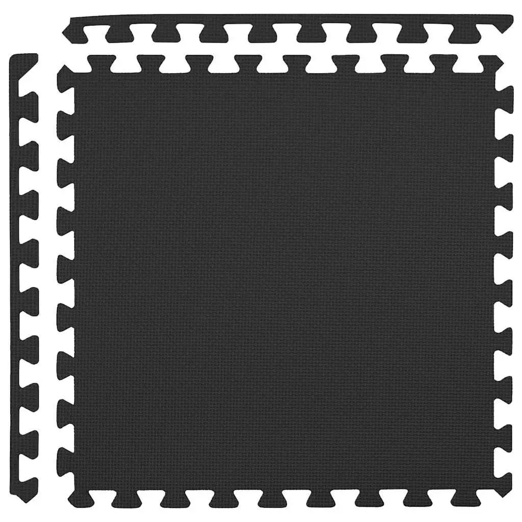 Exercise Floor Mats 24 Piece Interlocking EVA Foam Anti-Slip Water-Resistant for Home Gym Fitness Play Area