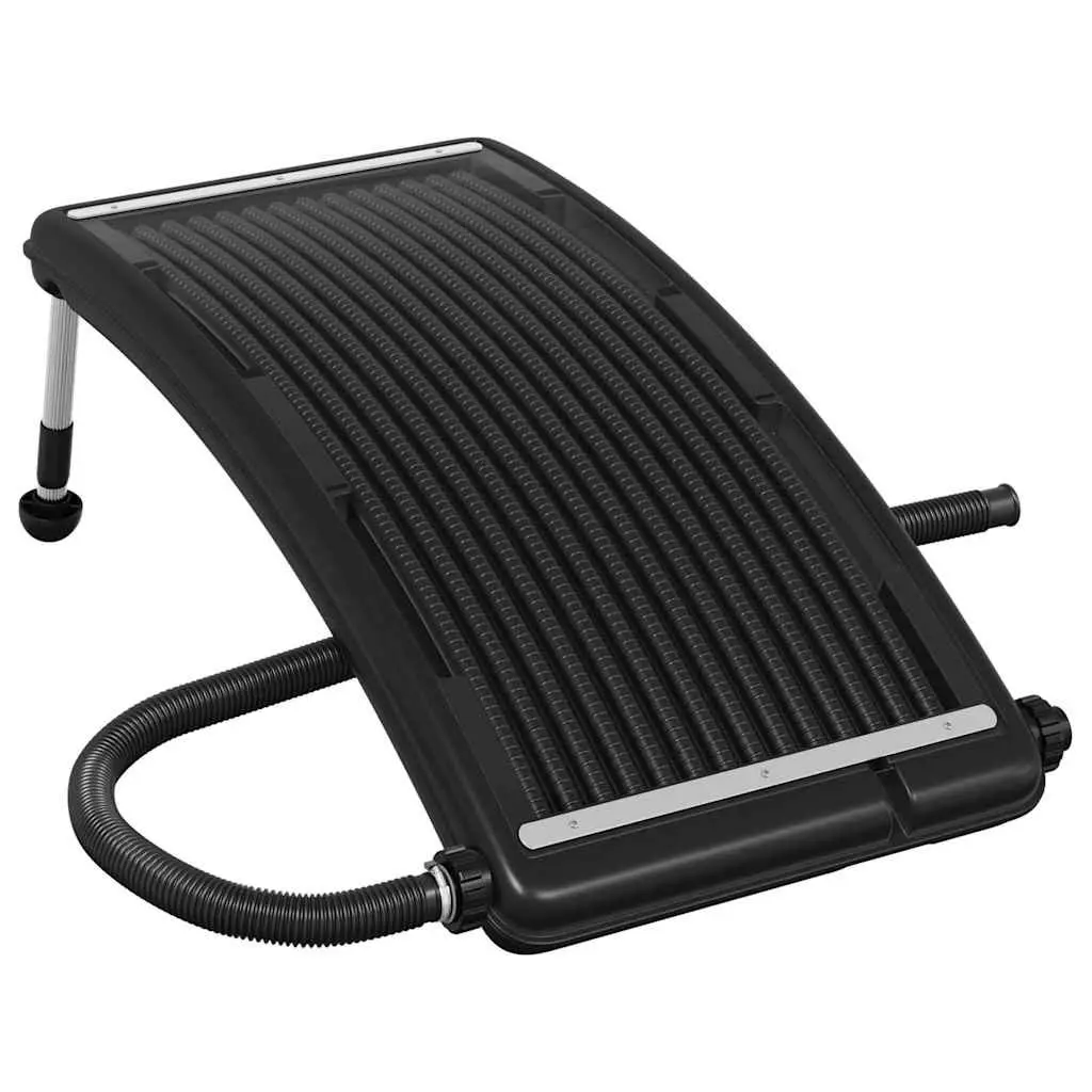 Solar Pool Heater 110x65cm Curved Panel Above Ground Adjustable Heating System