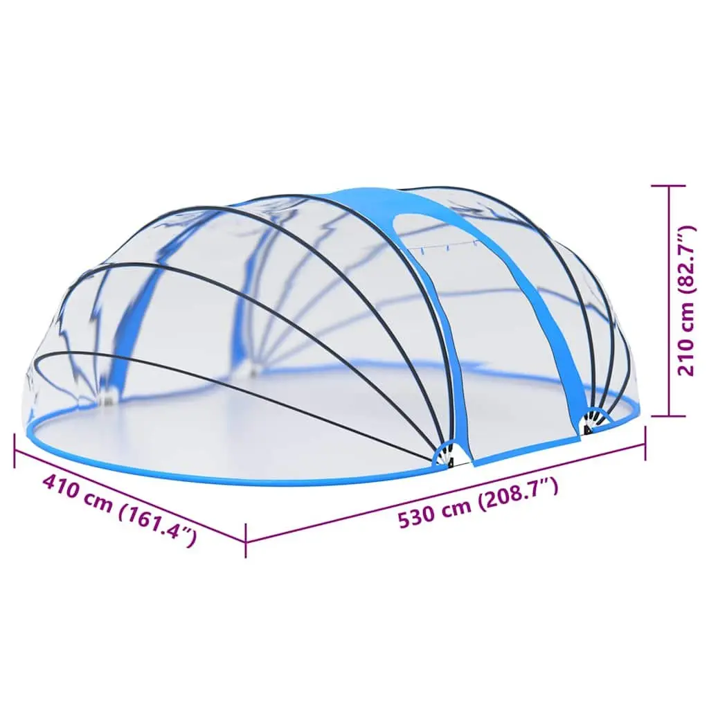 Pool Dome 530x410x210cm Shelter Cover Sunshade Enclosure Canopy Accessory