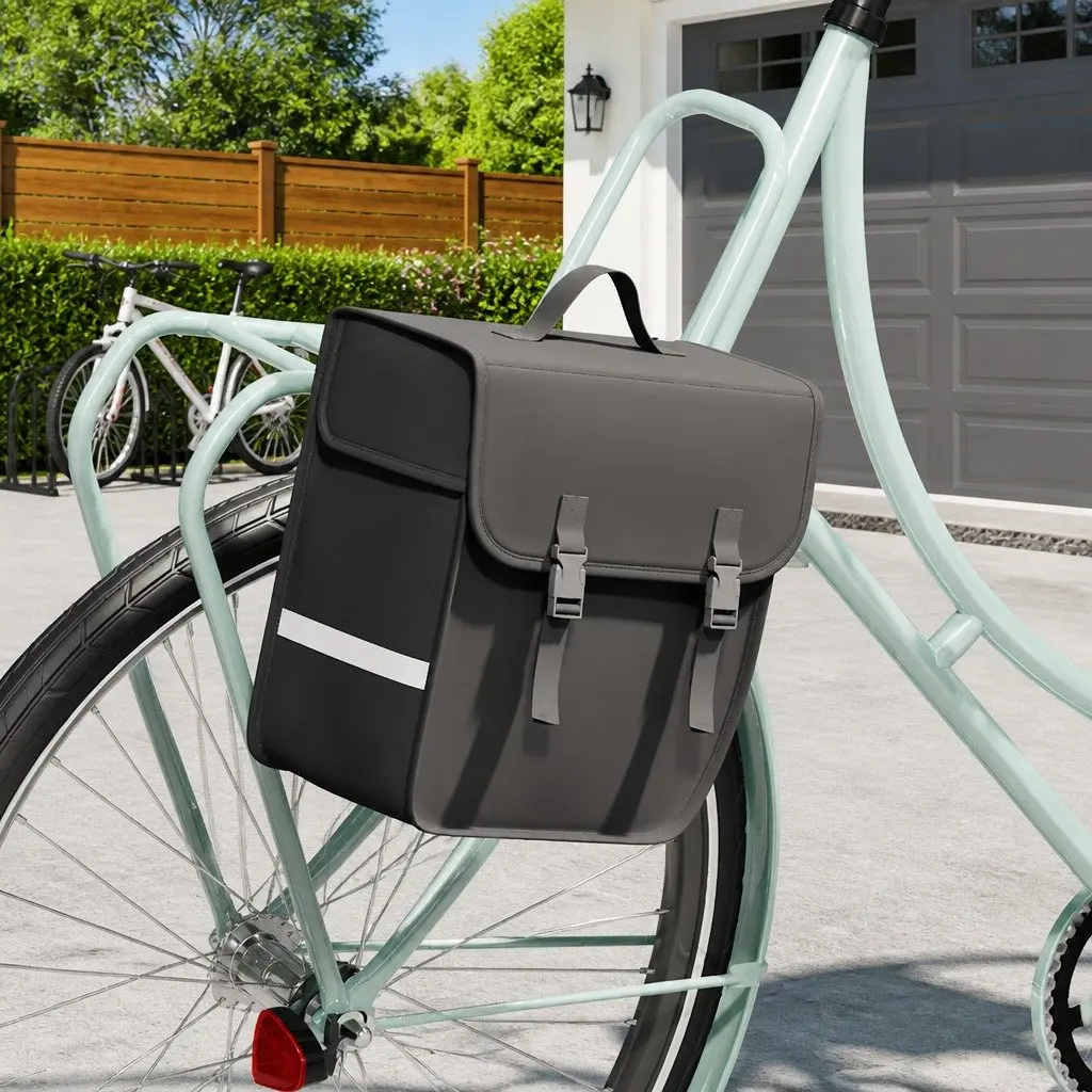 Bicycle Pannier Bag 21L Waterproof Storage for Commuting and Adventure Cycling