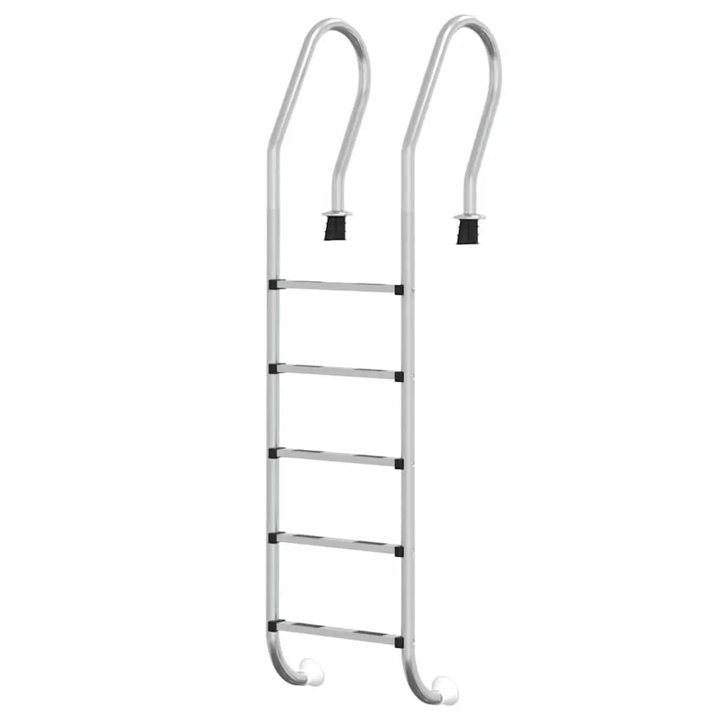 Pool Ladder 54x38x211 cm Stainless Steel Non-Slip Step Handrail