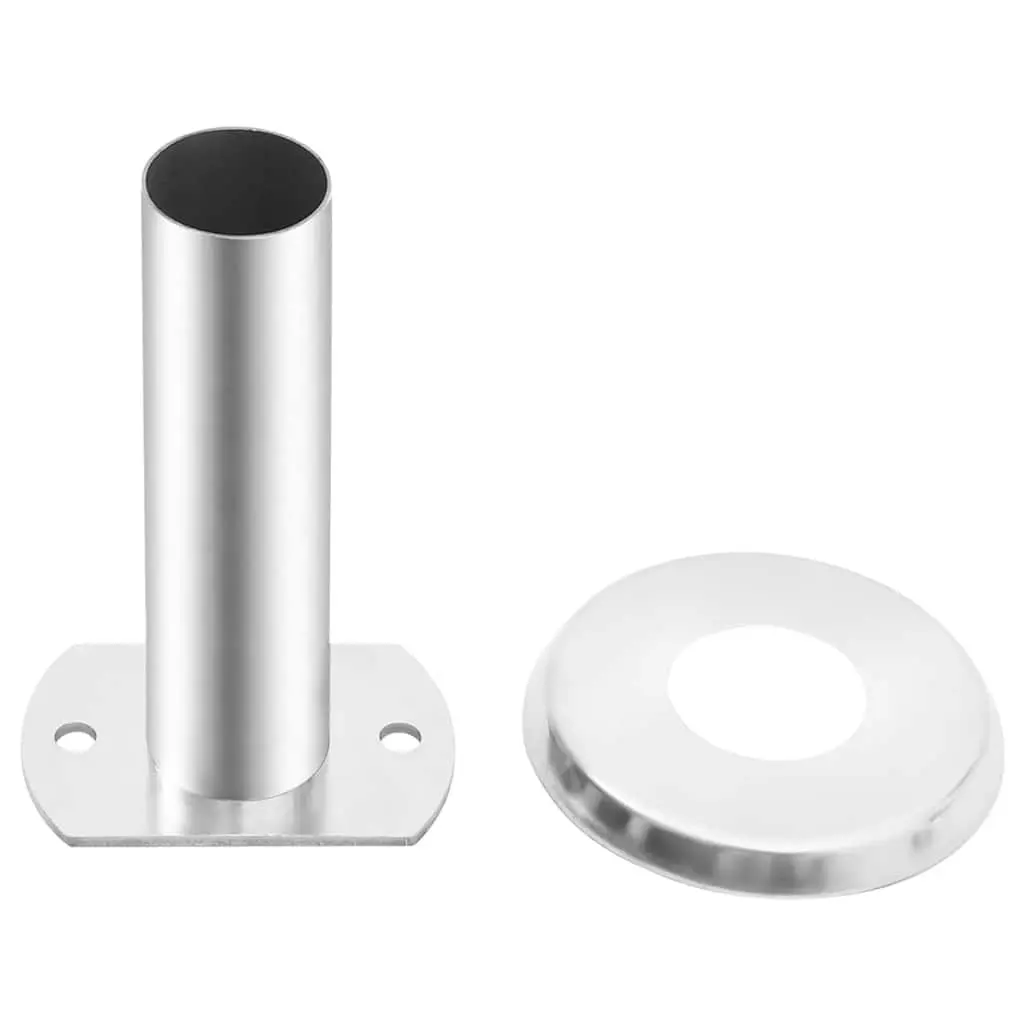 Pool Ladder Handrail Brackets 2pcs Stainless Steel Secure Mounting Hardware Set